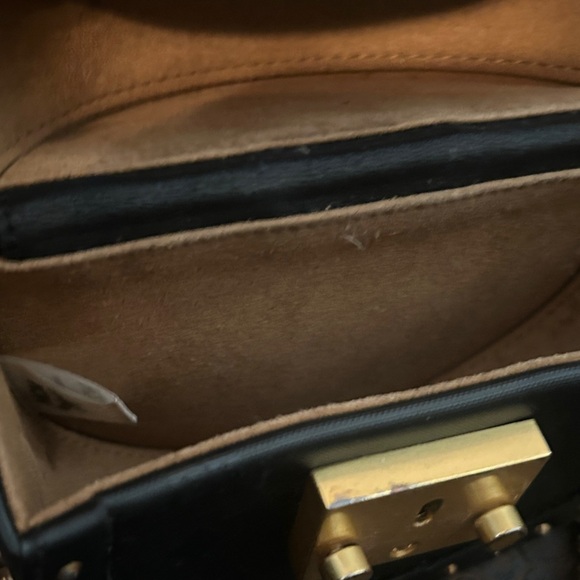 MCM Black and Gold Circular Crossbody Bag - Picture 6 of 7